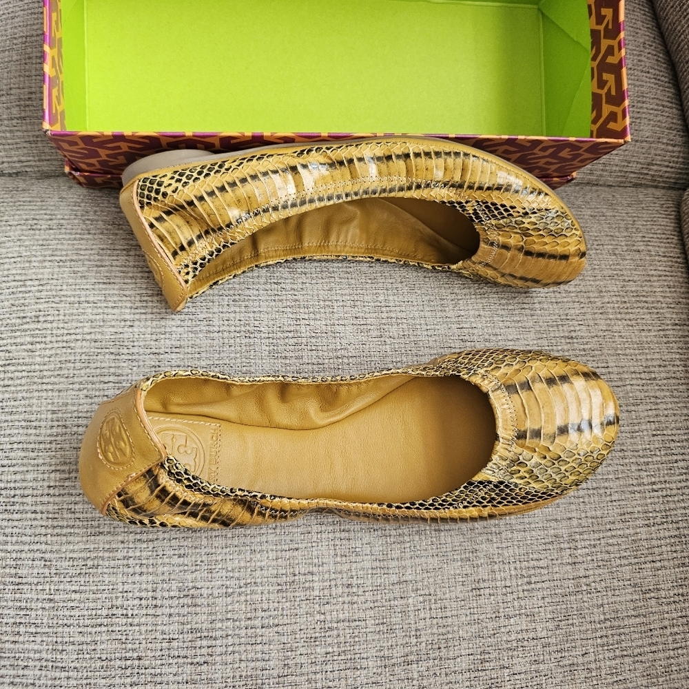 Tory Burch Eddie Ballet Flat In Python - image 2